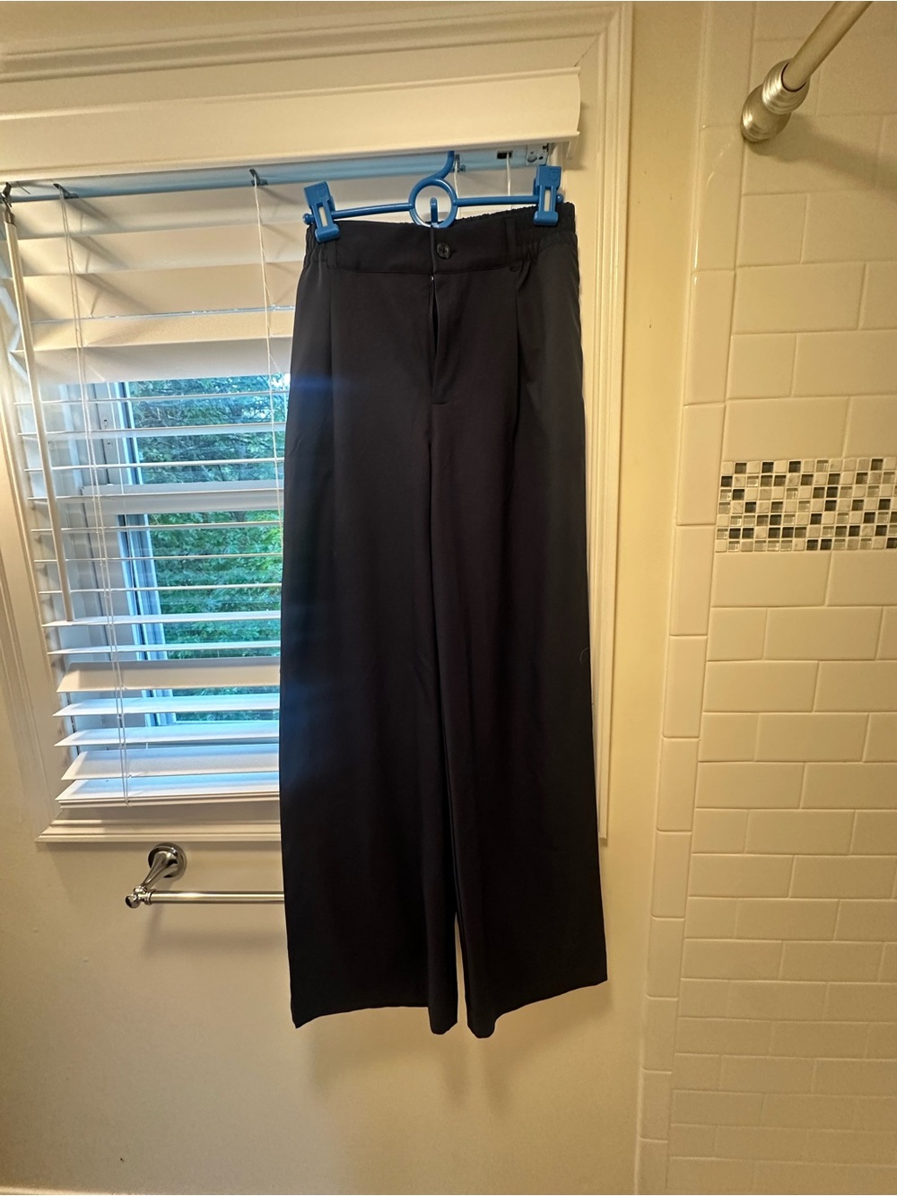 Beyond Yoga Black Wide-Leg Trousers